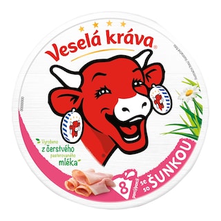 Veselá Kráva Tavený sýr se šunkou
