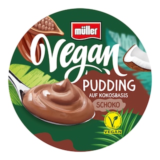Müller Vegan Pudink čoko na bázi kokosového krému