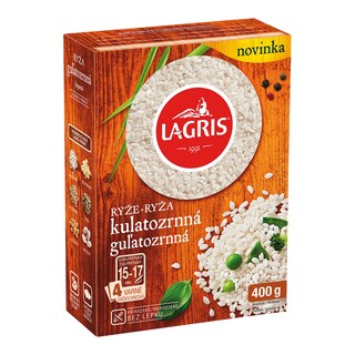 Lagris Rýže kulatozrnná varné sáčky