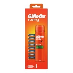 Gillette Fusion5 holicí hlavice pro muže a gel