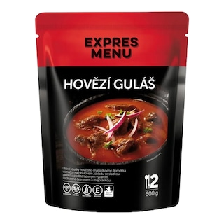 Expres menu 2 porce hovězí guláš