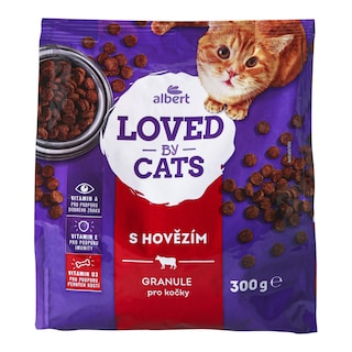 Albert Granule pro kočky s hovězím