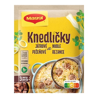 Maggi Polévka s játrovými knedlíčky a nudlemi