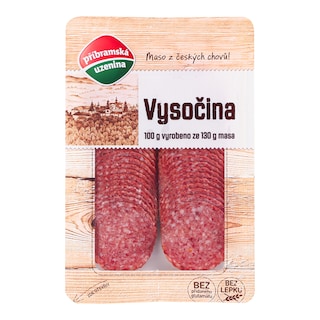 Uzeniny Příbram Vysočina krájená