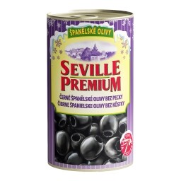 Seville Premium Černé olivy bez pecky