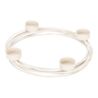 Dekorační Svícen krémový