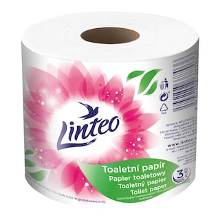 Linteo Toaletní papír třívrstvý