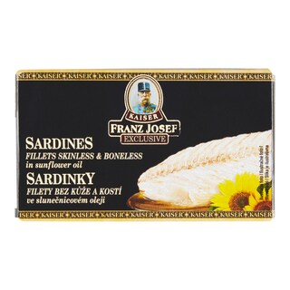 Franz Josef Kaiser Sardinky ve slun. oleji