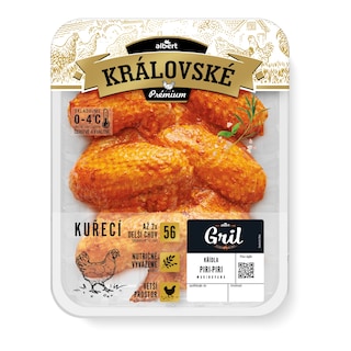 Královská křídla marinovaná PIRI-PIRI