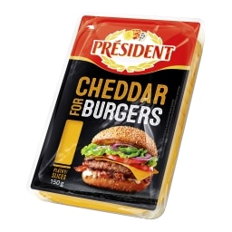 Président  Cheddar plátky burger