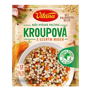 Vitana Polévka kroupová s uzeným masem