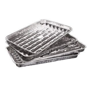 Sada grilovacích alu obdélníkových misek