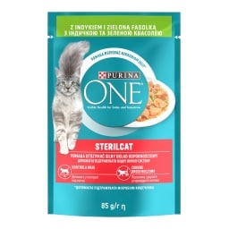 Purina One Sterilcat Mini filetky s krůtou