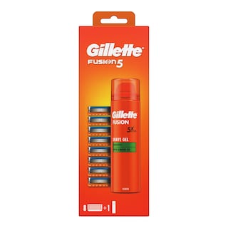 Gillette Fusion5 holicí hlavice pro muže a gel