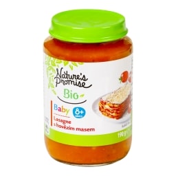 Nature's Promise Bio Baby Lasagne s hovězím masem