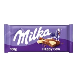 Milka Happy Cow mléčná a bílá čokoláda