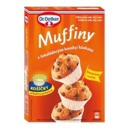 Dr. Oetker Muffiny s čokoládovými kousky