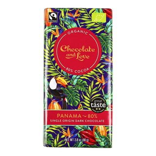 Chocolate & Love Bio Panama Hořká čokoláda 80%