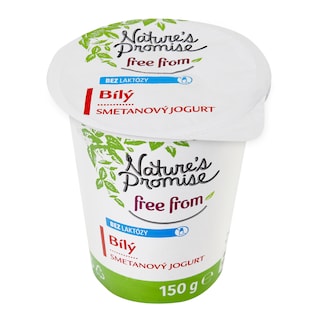 Nature's Promise Jogurt bílý bez laktózy