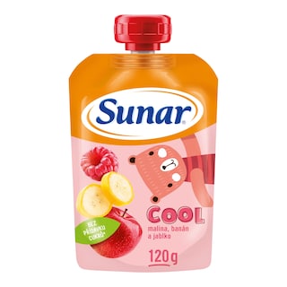 Sunar ovocná kapsička malina, banán, jablko