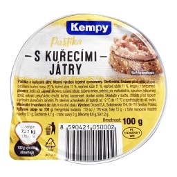 Kempy Paštika s kuřecími játry