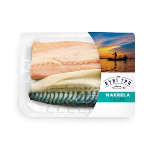 Rybí trh Makrela filet s kůží