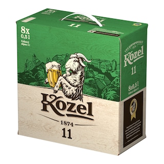 Velkopopovický Kozel 11 ležák světlý