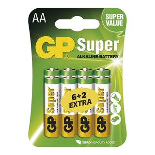 GP Greencell Super AA alkalická baterie