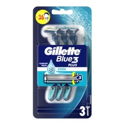 Gillette Blue3 Plus Cool Jednorázová holítka