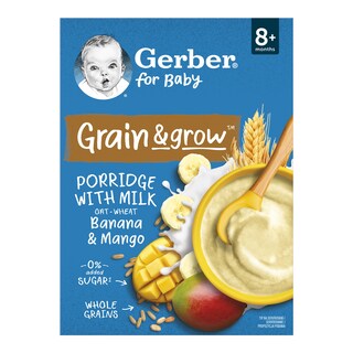 Gerber mléčná kaše pšen. ovesná banán a mango