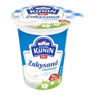 Mlékárna Kunín Zakysaná smetana 15%