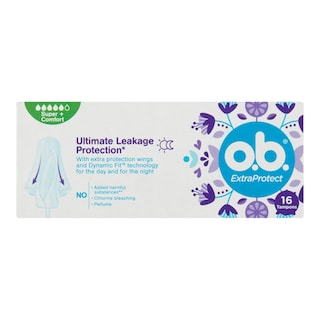 O.B. ExtraProtect Tampony Super + Comfort