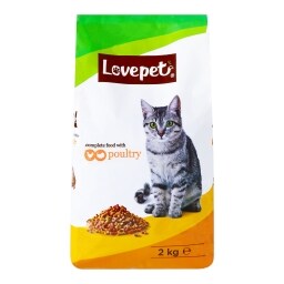 Lovepet Granule pro kočky drůbeží