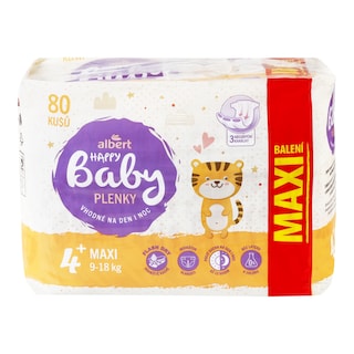 Albert Happy Baby Pleny Maxi Plus, velikost 4+