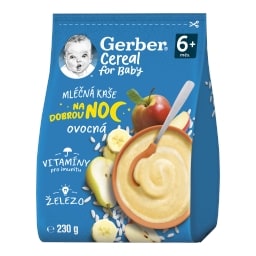 Gerber Cereal Mléčná kaše ovocná na dobrou noc