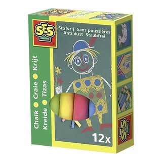 Barevné křídy 12 ks