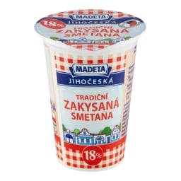 Madeta Zakysaná smetana 18%