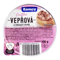 Kempy Paštika vepřová s příchutí pepře