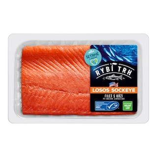 Rybí trh Losos Sockeye, filet