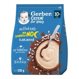 Gerber Cereal Mléčná kaše kakaová na dobrou noc