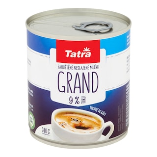Tatra Grand Zahuštěné mléko neslazené