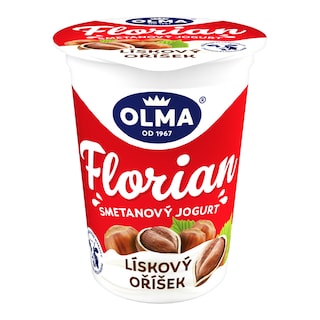 Olma Florian smetanový jogurt lískový oříšek