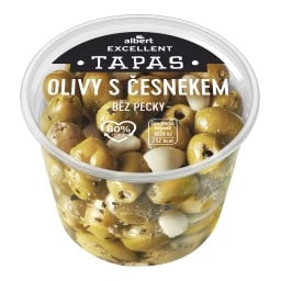 Albert Excellent Tapas Olivy s česnekem maxi