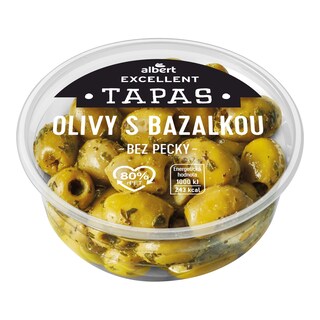 Albert Excellent Tapas Olivy s bazalkou