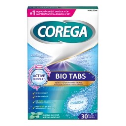 Corega Bio Tabs čisticí tablety na zubní náhrady