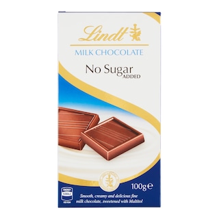 Lindt Mléčná čokoláda bez cukru