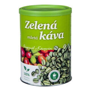 Kávoviny Zelená káva