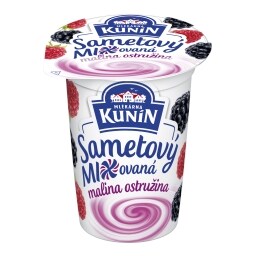 Kunín Sametový jogurt malina a ostružina