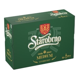 Starobrno Medium světlý ležák multipack