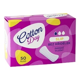 Cotton Day Dámské vložky bez křidélek, slip